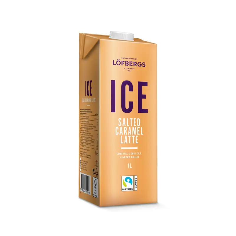 ICE Salted Caramel Latte 8 x 1 l från Löfbergs | #10521 | Iskaffe