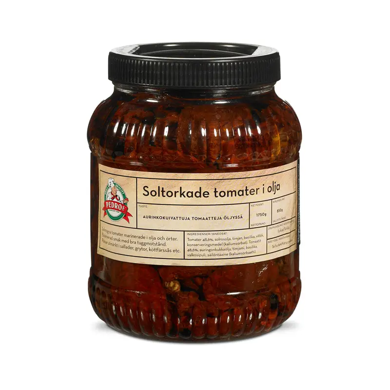 Soltorkade Tomater 1 x 1.75 kg från Pedros | #10532 | Grönsakskonserv