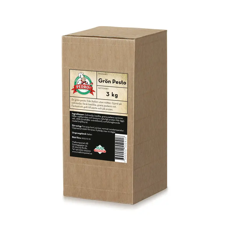 Pesto Genovese Grön 1 x 3 kg från Pedros | #10546 | Pesto