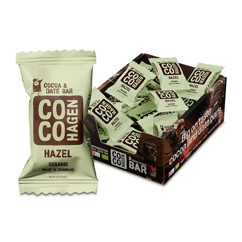 Hazel Bar 25 x 20 g från Cocohagen | #10592512 | Bars