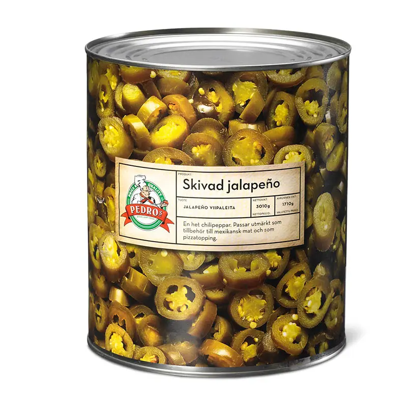 Jalapenos Skivade 1 x 2.9 kg från Pedros | #10658 | Grönsakskonserv