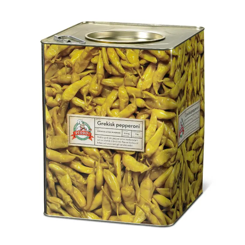 Peperoni 1 x 14 kg från Pedros | #10664 | Grönsakskonserv
