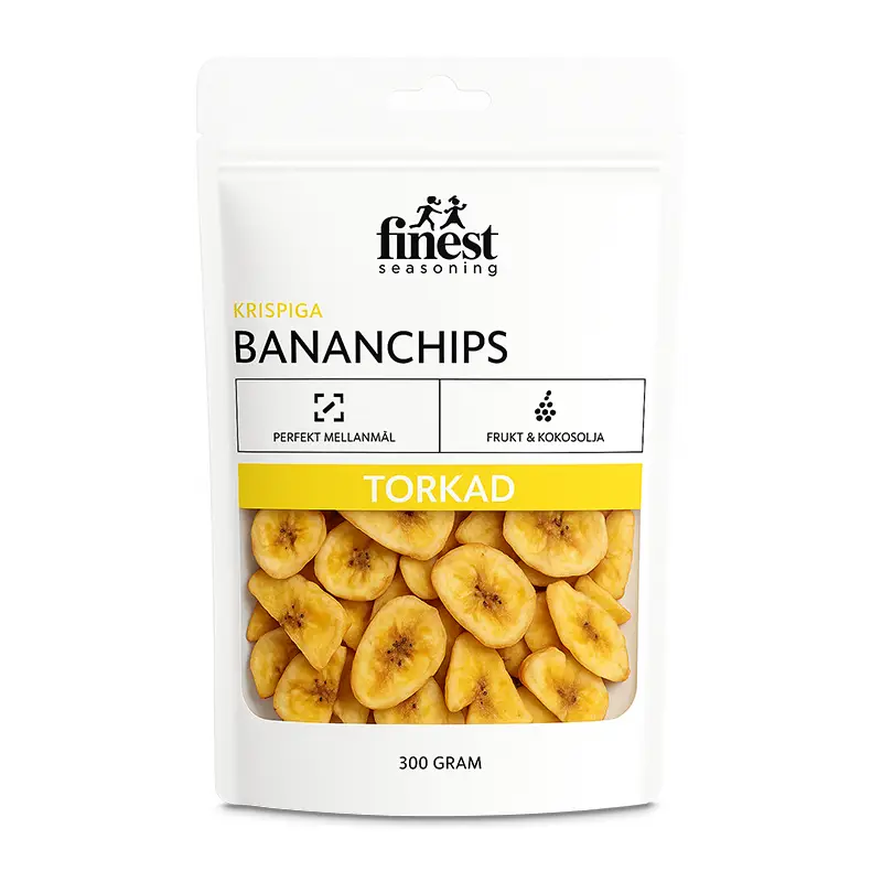 Bananchips (utan tillsatt socker) 15 x 300 g från Finest seasoning | #11 | Torkad frukt