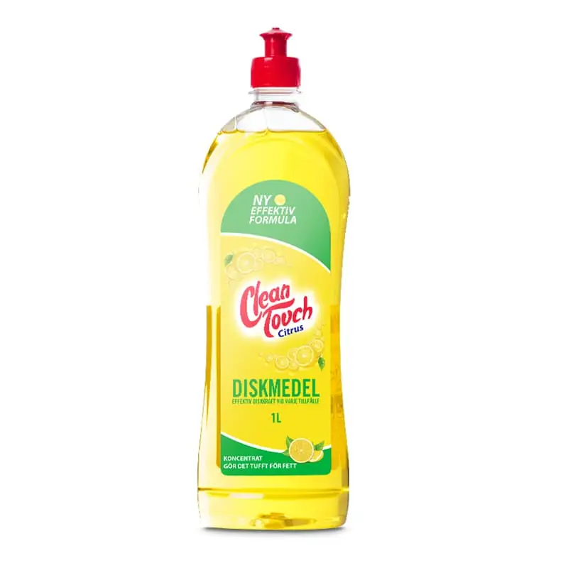 Diskmedel Citron 12 x 1 l från Clean Touch | #110015 | Handdiskmedel