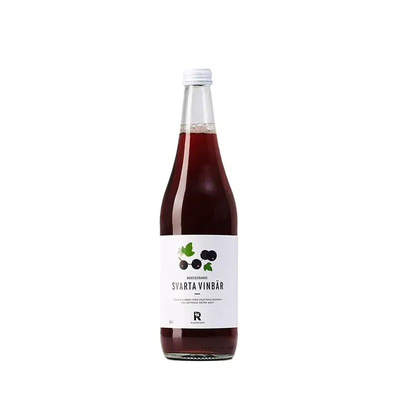Svartvinbärs Mousserande 12 x 63 cl från Rudenstams | #11104 | Fruktdryck