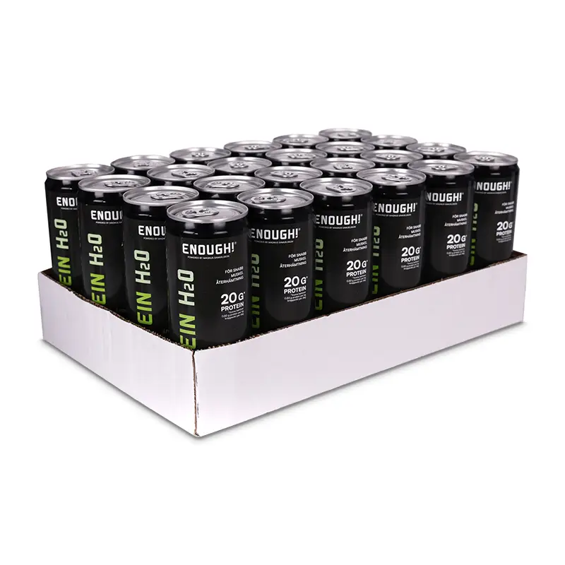 Protein H2O Äpple/Päron 24 x 33 cl från Enough | #11246 | Funktionsdryck