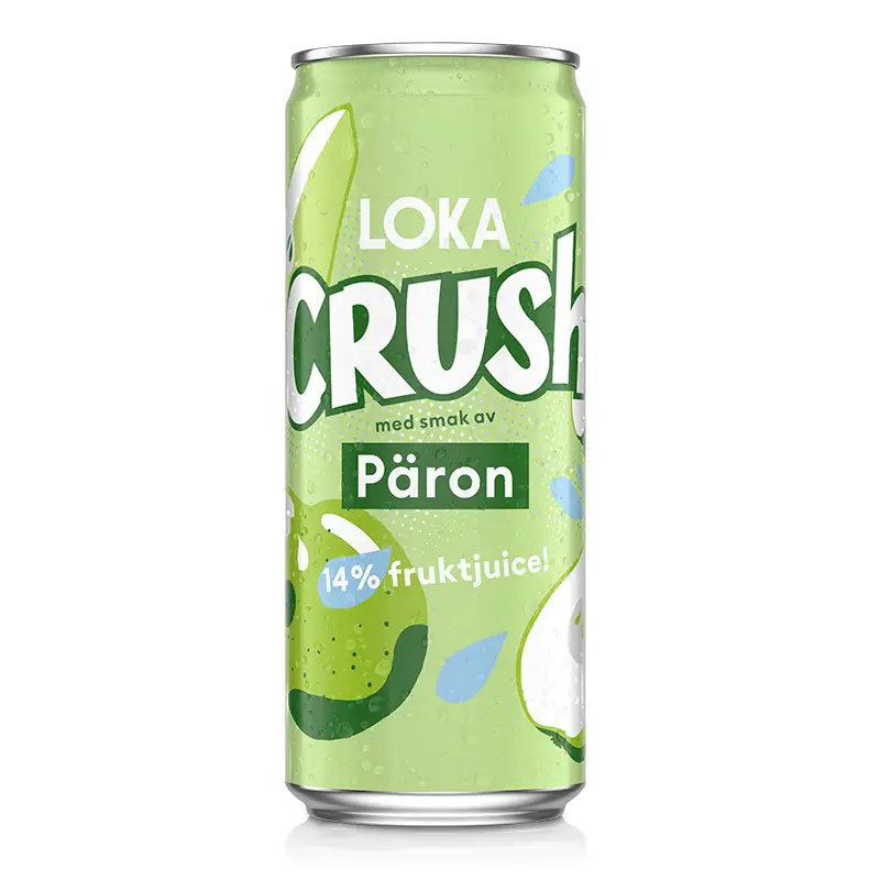 Loka Crush Päron 20 x 33 cl från Loka | #1214221 | Läsk & Soda