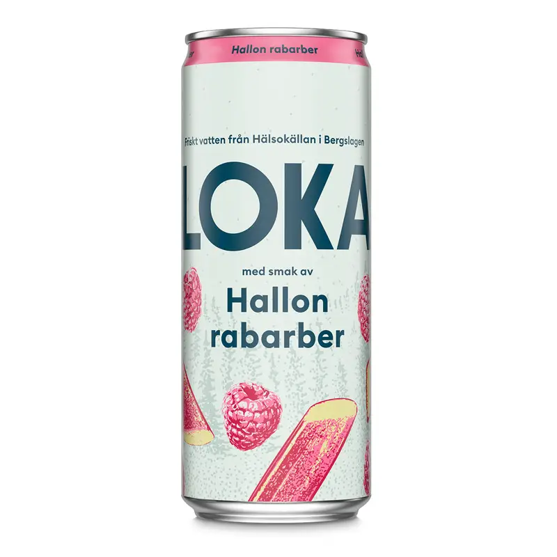 Loka Hallon Rabarber 20 x 33 cl från Loka | #1216721 | Vatten