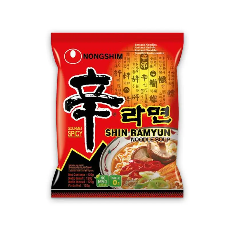 Nudlar Shin Ramyum Påse 20x120g från Nongshim | #12300 | Färdiglagade måltider