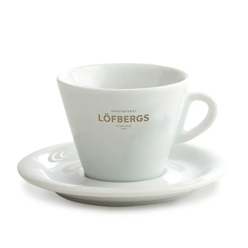 Cappuccinokopp 1 x 6 st från Löfbergs | #13004 | Porslin & Glas