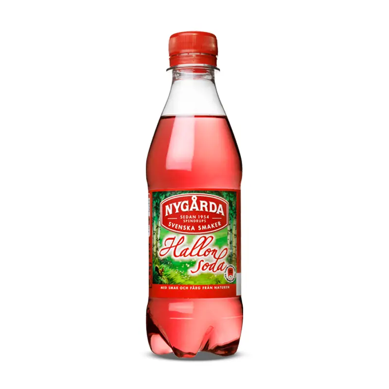 Hallonsoda 18 x 33 cl från Nygårda | #1306639 | Läsk & Soda