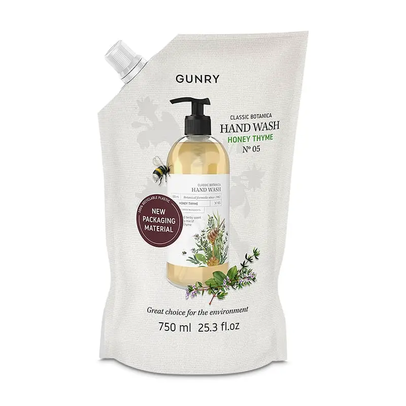 Flytande Tvål Classic Botanica Honey Thyme 6 x 750 ml från Gunry | #131312 | Handtvålar