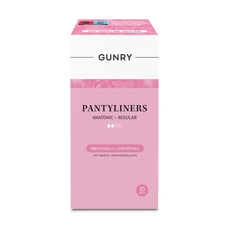 Pantyliners Anatomic 24 x 30 st från Gunry | #131400 | Mensskydd