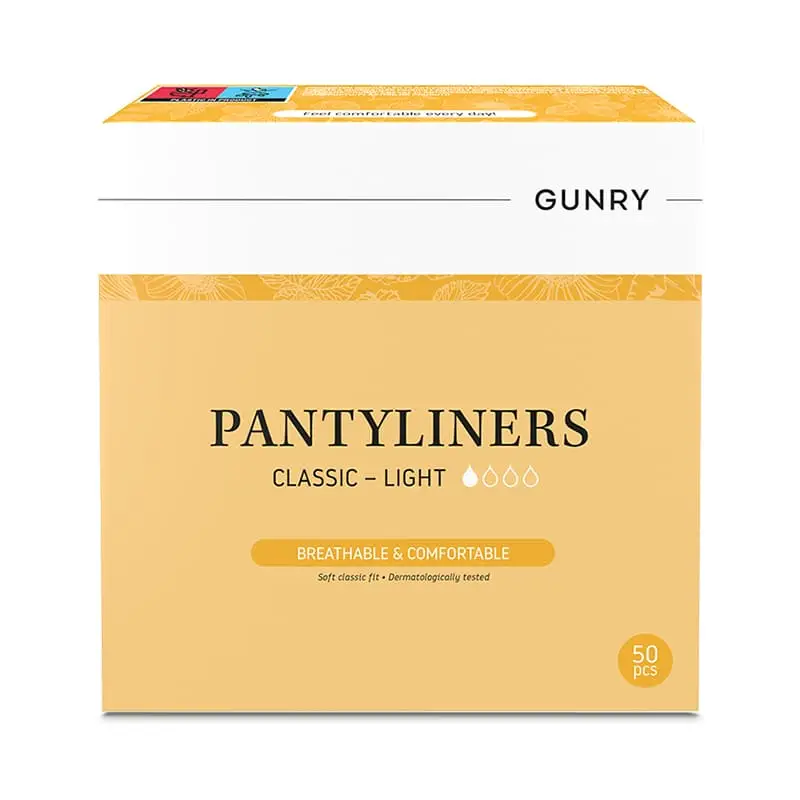 Pantyliners Classic 14 x 50 st från Gunry | #131401 | Mensskydd