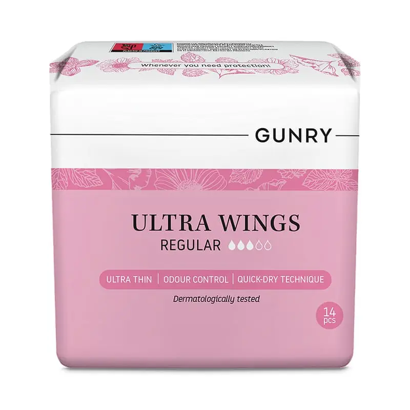Binda Ultra Wings Regular 16 x 14 st från Gunry | #131410 | Mensskydd