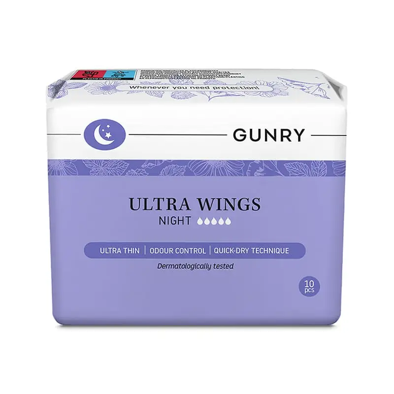 Binda Ultra Wings Night 16 x 10 st från Gunry | #131412 | Mensskydd