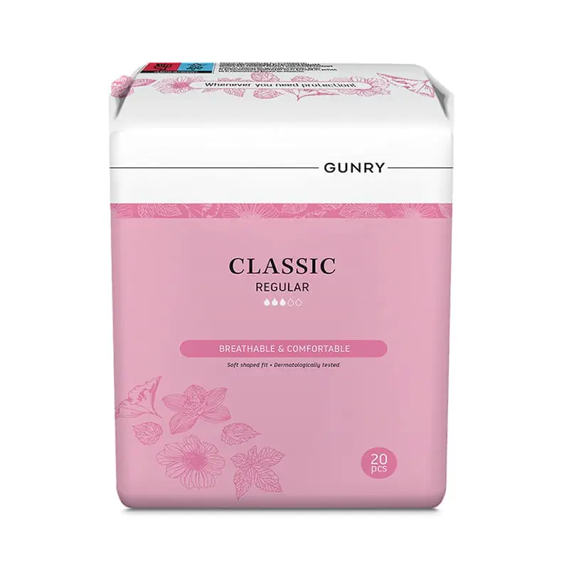 Binda Classic Regular 12 x 20 st från Gunry | #131413 | Mensskydd