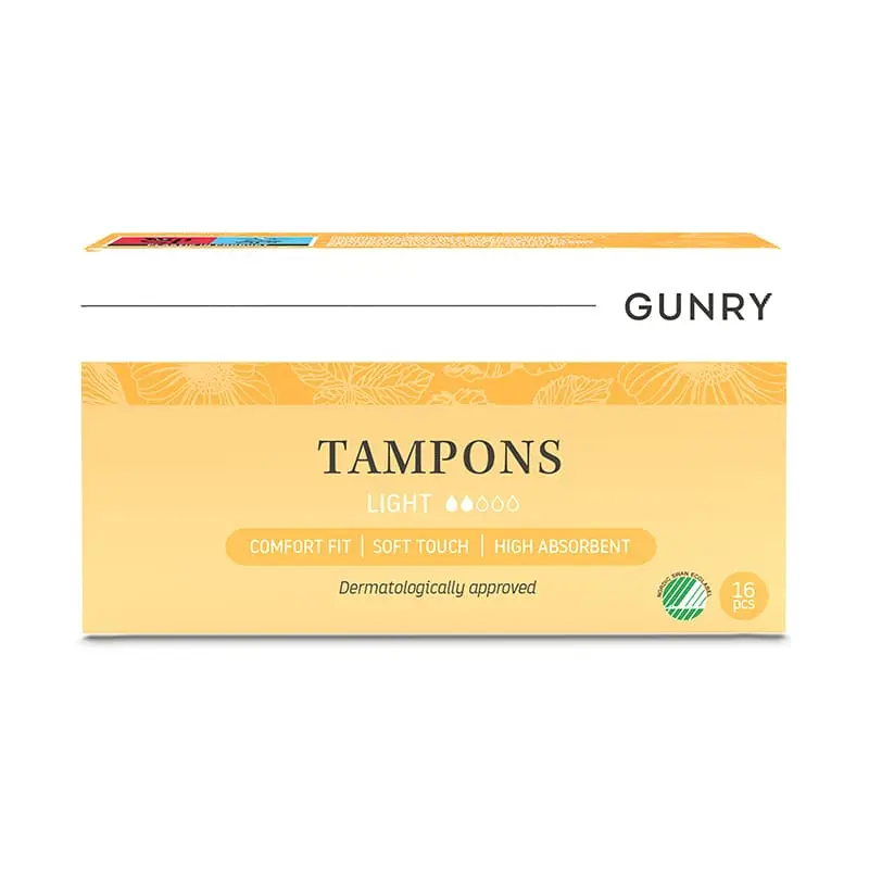 Tampons Light 30 x 16 st från Gunry | #131420 | Mensskydd