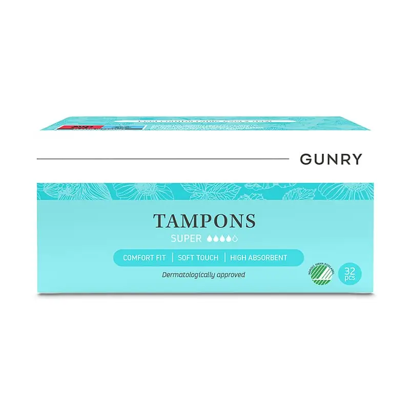 Tampons Super 24 x 32 st från Gunry | #131422 | Mensskydd