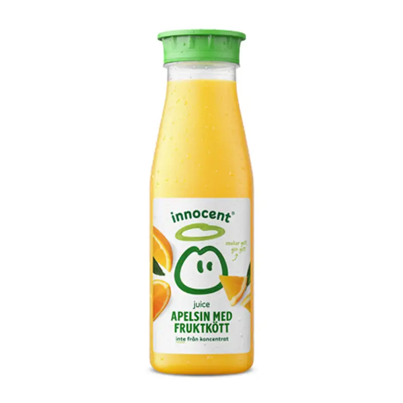 Apelsinjuice med Fruktkött 8 x 33 cl från innocent | #131520 | Juice