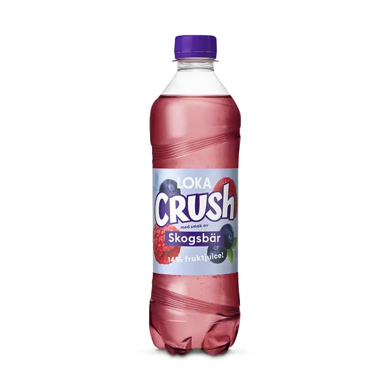 Loka Crush Skogsbär 12 x 50 cl från Loka | #1325445 | Läsk & Soda