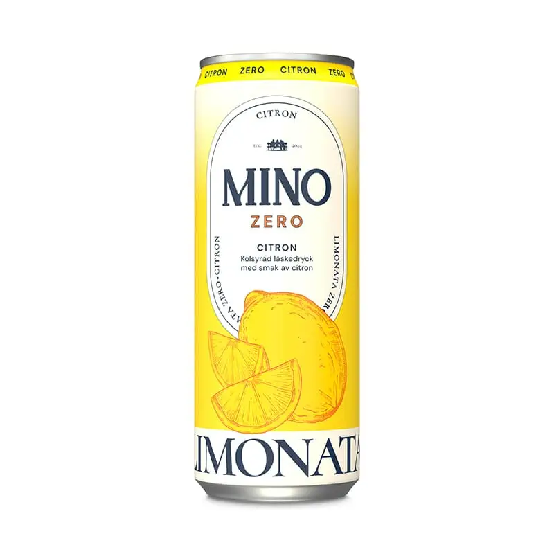 Citron Zero 24 x 33 cl från Mino | #1014337 | Lemonad