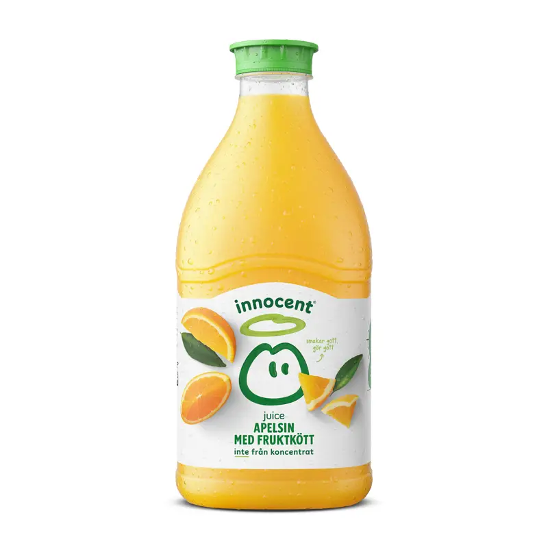 Apelsinjuice med Fruktkött 6 x 1.5 l från innocent | #139403 | Juice