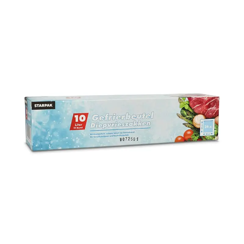 Fryspåsar 10L 24-pack 12 x 24 st från Papstar | #14179 | Påsar