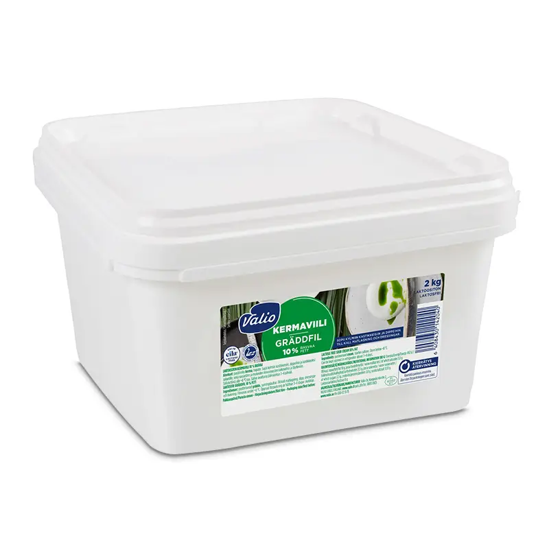 Laktosfri Gräddfil 10% 2 kg från Valio | #14204 | Gräddfil