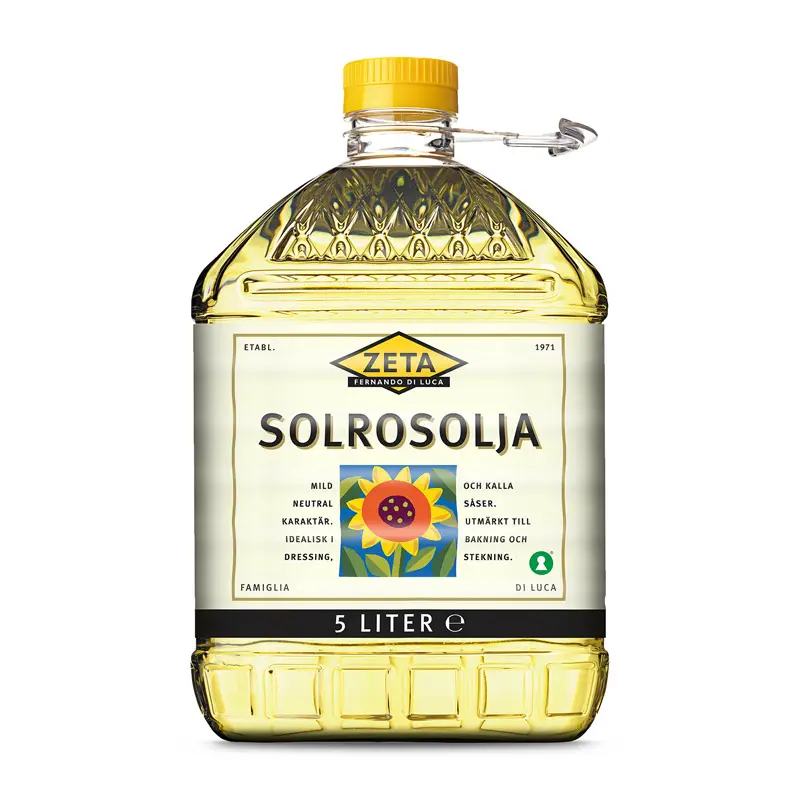 Solrosolja 1 x 5 l från Zeta | #1424 | Olja
