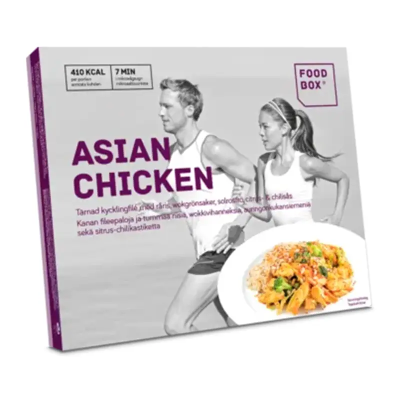 Asian Chicken 6 x 400 g från Foodbox | #1469 | Färdiglagade måltider