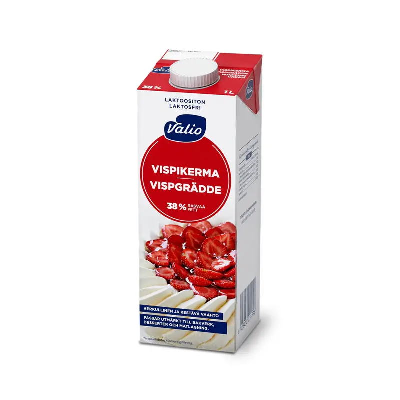 Vispgrädde Laktosfri 10 x 1 l från Valio | #1499 | Grädde