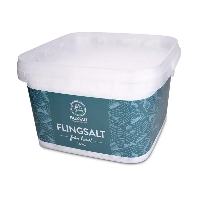 Naturellt Flingsalt 1.5 kg från Falksalt | #1510 | Kryddor