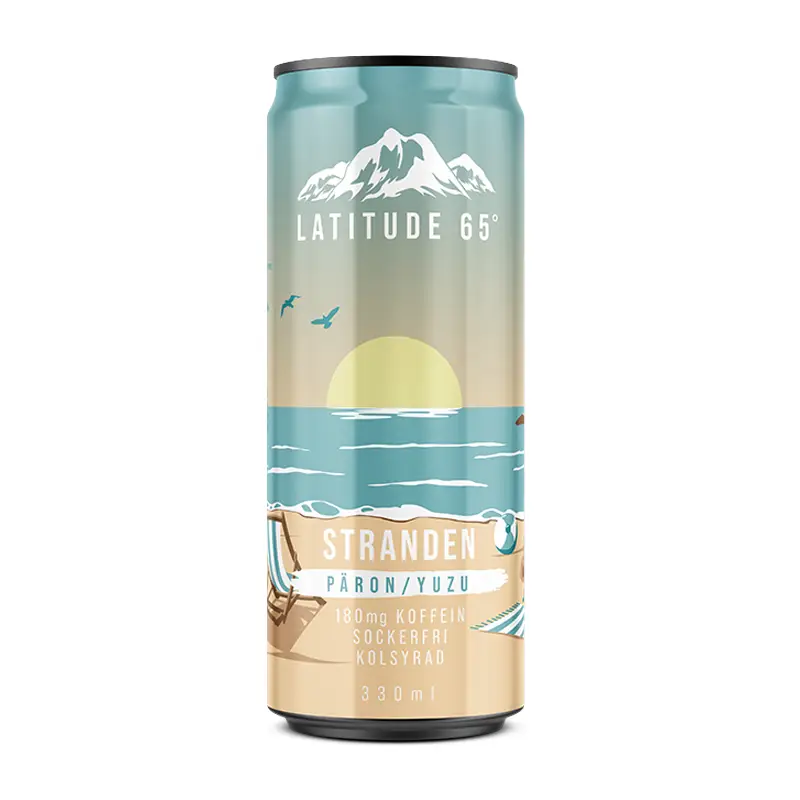 Stranden Päron & Yuzu 24 x 33 cl från Latitude65 | #1518 | Energidrycker