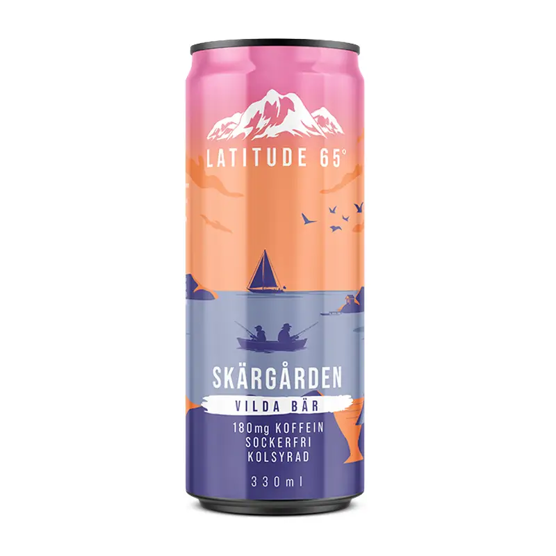 Skärgården Vilda Bär 24 x 33 cl från Latitude65 | #1520 | Energidrycker