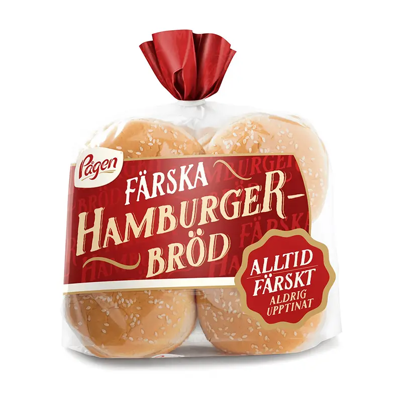 Hamburgerbröd 6 x 8 st från Pågen | #153 | Hamburgerbröd