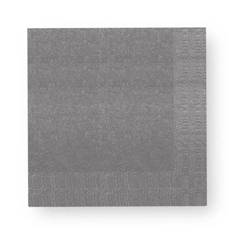 Servett Tissue 33x33cm Granitgrå  8 x 125 st från Duni | #156912 | Servetter