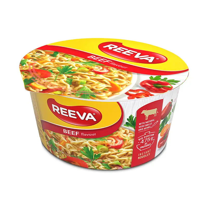 Nudlar Biff 24 x 75 g från Reeva | #162082 | Färdiglagade måltider