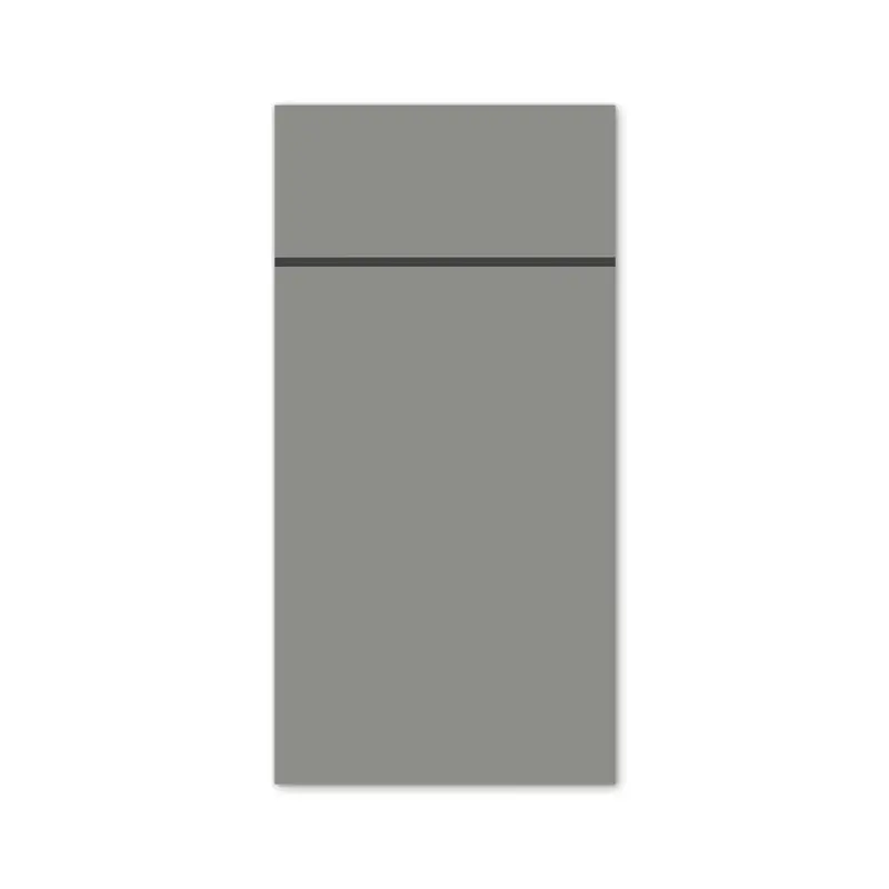 Bestickservett, Duniletto Slim, 40x33cm, Grå 4 x 65 st från Duni | #201365 | Servetter
