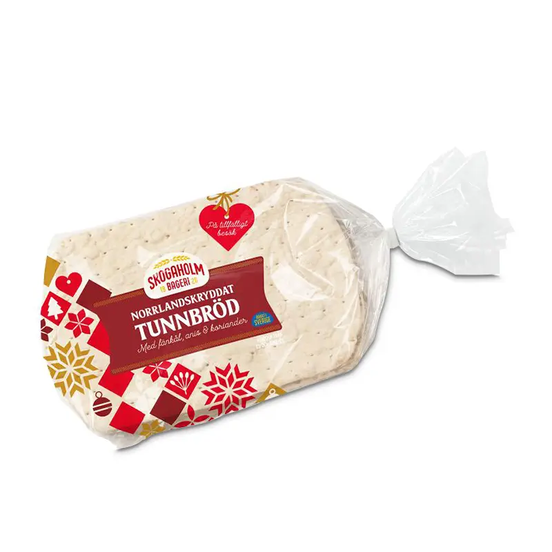Norrlandskryddat Tunnbröd 8 x 230 g från Skogaholm | #1650 | Pitabröd & Tunnbröd