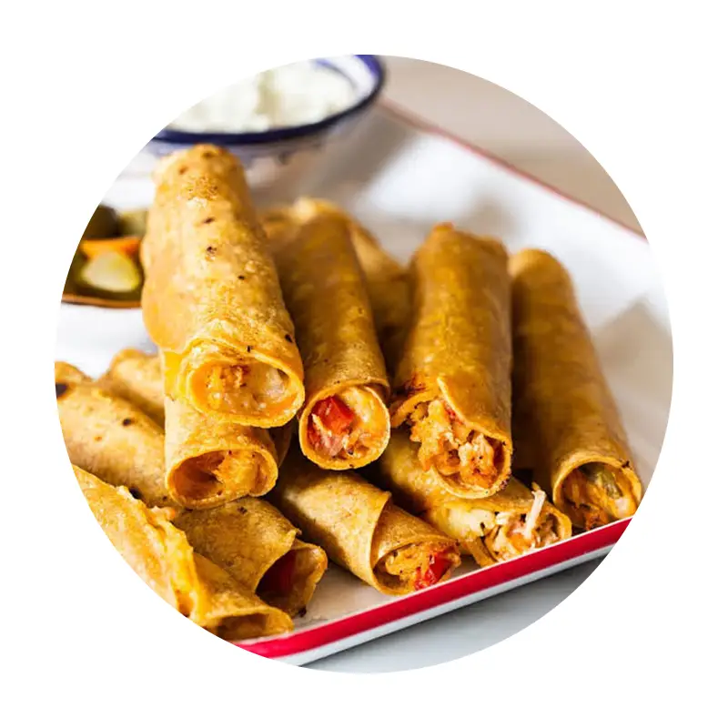 Taquitos Kyckling 900 g från TACO KINGS | #1680 | Måltids komponenter