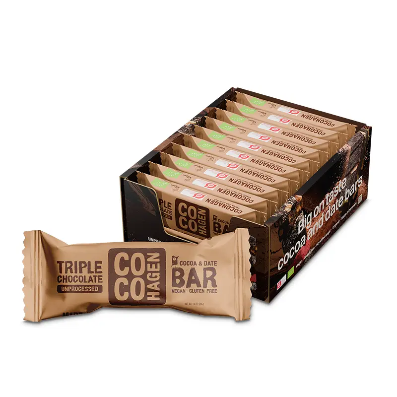 Triple Chocolate Bar 20 x 40 g från Cocohagen | #170139912 | Bars