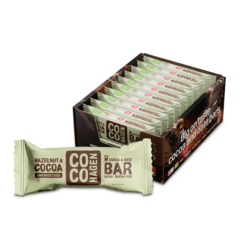 Hazel Bar 20 x 40 g från Cocohagen | #170140512 | Bars