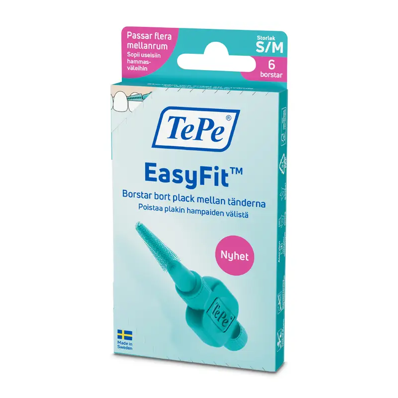 EasyFit S/M 10 x 6 st från TePe | #171014 | Munvård