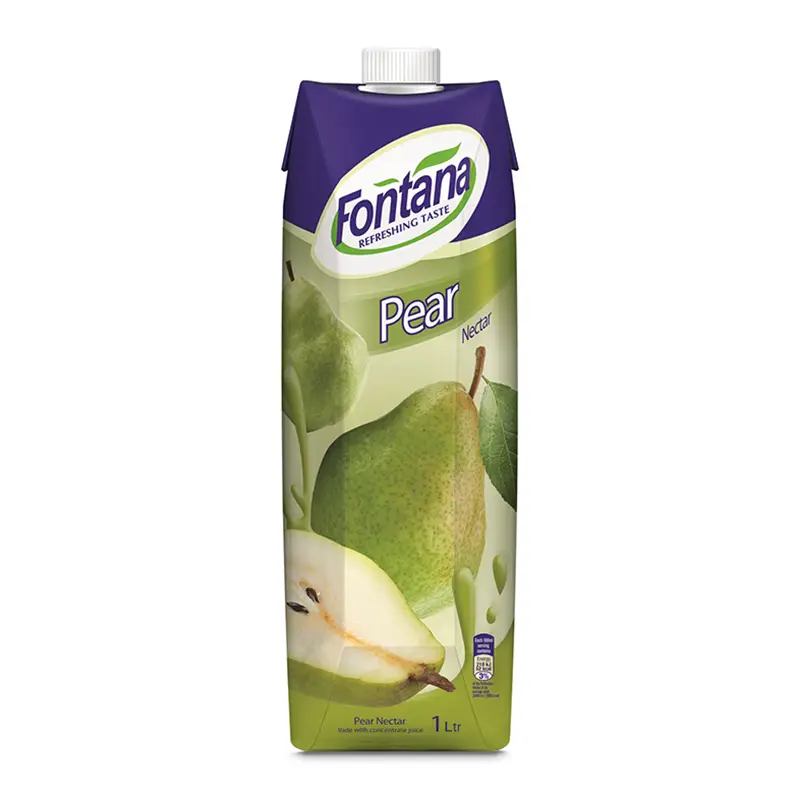 Pärondryck 12 x 1 l från Fontana | #17598 | Fruktdryck