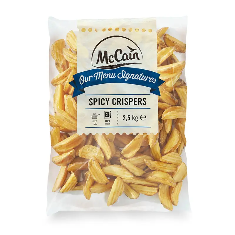 Spicy Crispers 4 x 2500 g från McCain | #1000008906 | Pommes frites