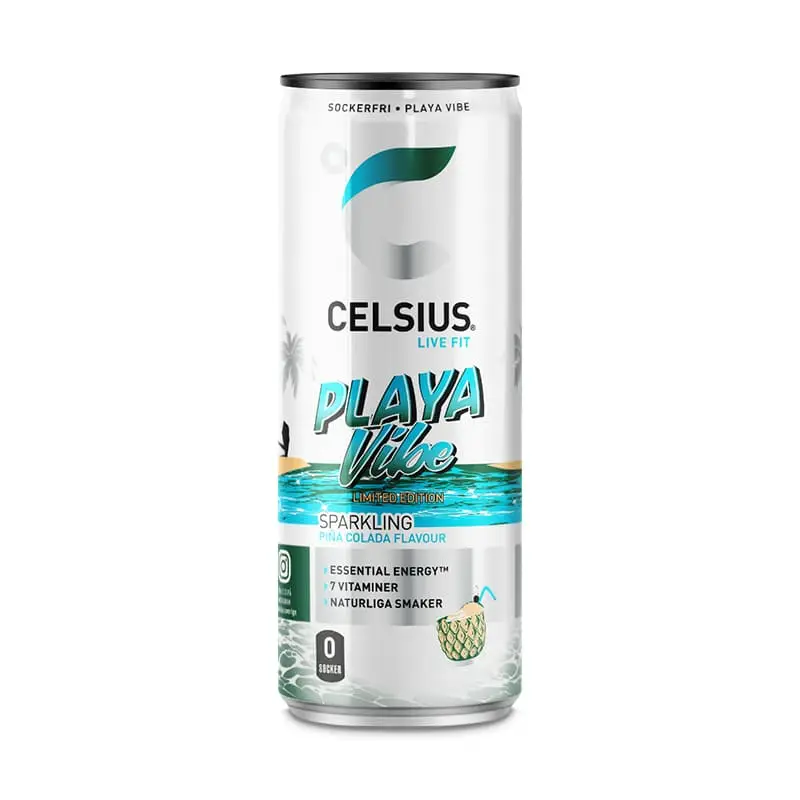 Playa Vibe 24 x 35.5 cl från Celsius | #185 | Energidrycker
