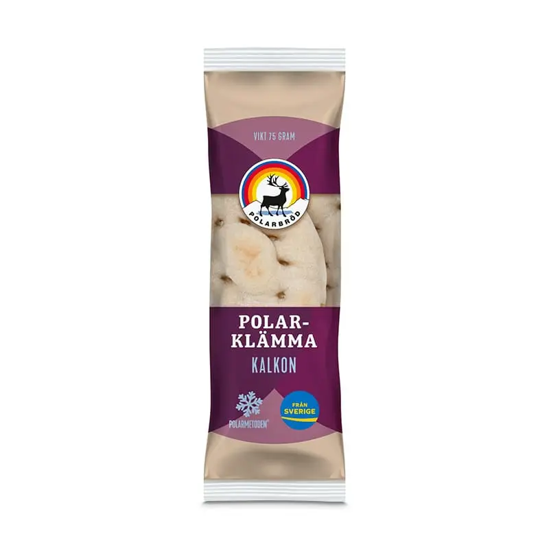 Polarklämma Kalkon 30 x 75 g från Polarbröd | #188800 | Smörgåsar färdiga