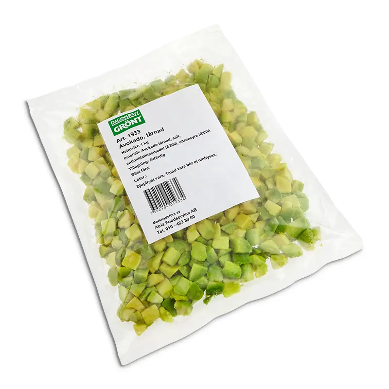 Avokado Tärnad 5 x 1 kg från Dagens Rätt GRÖNT | #1933 | Frukt