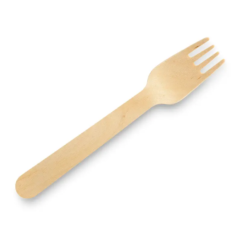 Gafflar Vaxat Trä 16cm 100 st från Duni | #195928 | Engångsartiklar